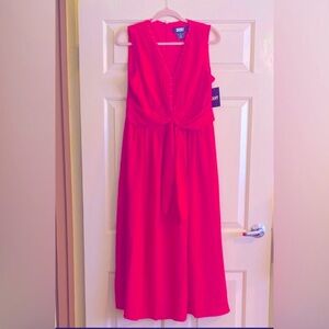 NWT DKNY Pink Sleeveless Dress, Size 10